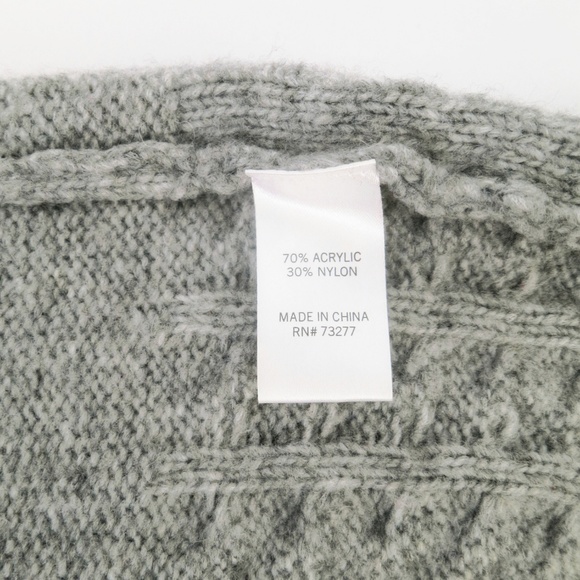 Sonoma Women's Gray Open Cardigan Sweater Size 2X - Picture 4 of 5